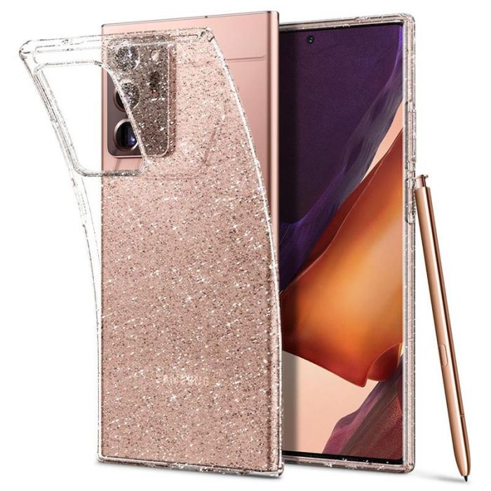 Чохол-накладка Spigen Liquid Crystal Glitter для Samsung Galaxy Note20 Ultra SM-N985 Crystal Quartz (ACS01390)
