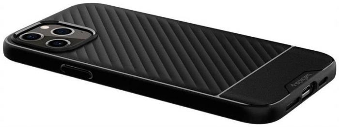 Чохол-накладка Spigen Core Armor для Apple iPhone 12 Pro Max Matte Black (ACS01471)
