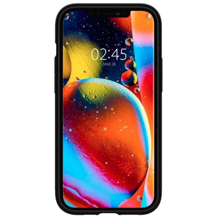 Чохол-накладка Spigen Slim Armor для Apple iPhone 12 Pro Max Black (ACS01479)