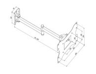 Кронштейн KSL Simpler 27ET (VESA200х200)
