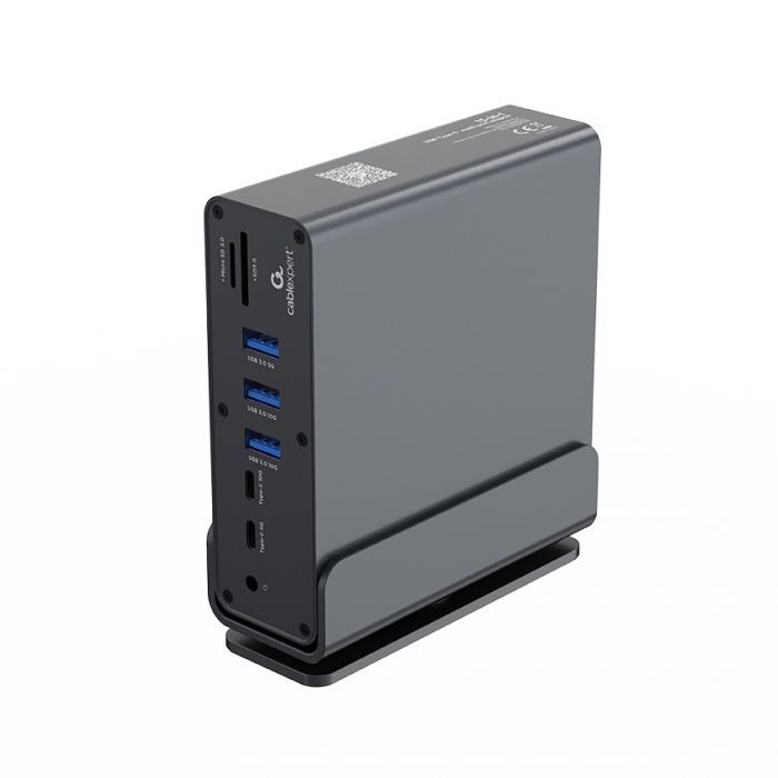 Док станція Cablexpert USB-C 15-в-1 (A-CF-COMBO15-01)