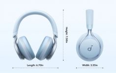 Bluetooth-гарнітура Anker SoundCore Space One Blue (A3035G31)