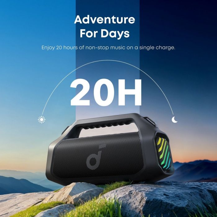 Акустична система Anker SoundCore Boom 2 Pro Black (A3134A11)