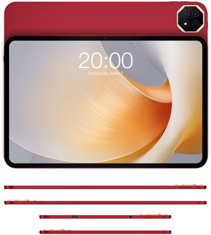 Планшет Teclast T65 Plus 8/256GB 4G Dual Sim Red (A3D4+с/TL-112936) з чохлом