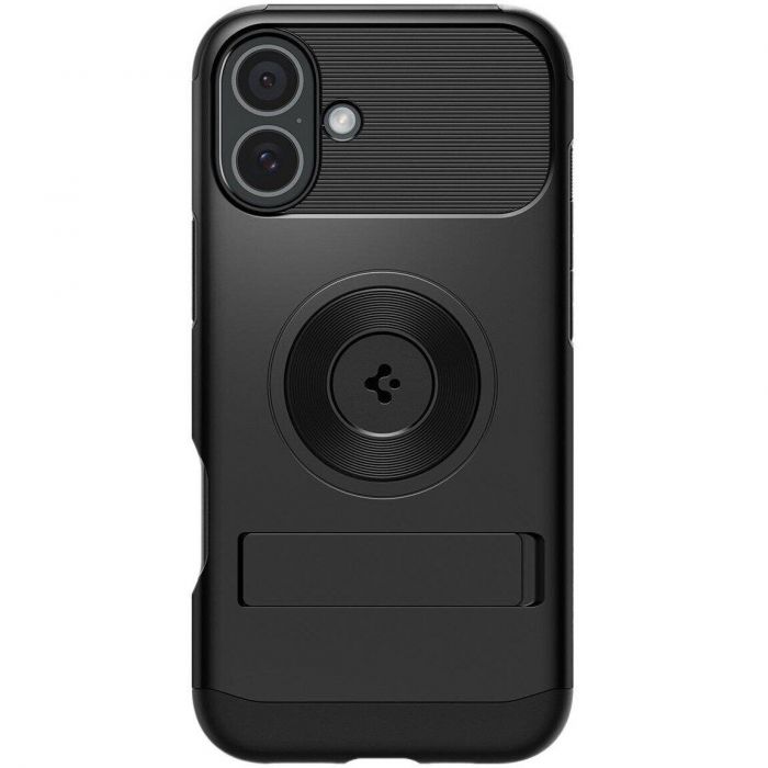 Чохол-накладка Spigen Slim Armor with MagFit для Apple iPhone 16 Plus Black (ACS08098)