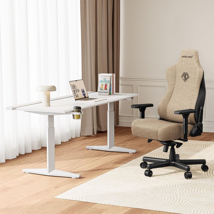 Крісло для геймерів Anda Seat Kaiser 3E XL Dark Beige Fabric (AD23YC-XL-09-H-CF-H01)