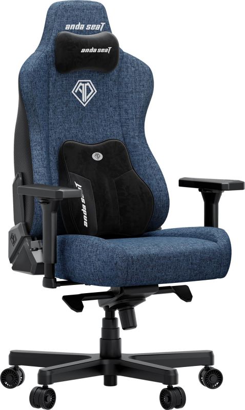 Крісло для геймерів Anda Seat Kaiser 3E XL Dark Blue Fabric (AD23YC-XL-09-S-CF-S01)