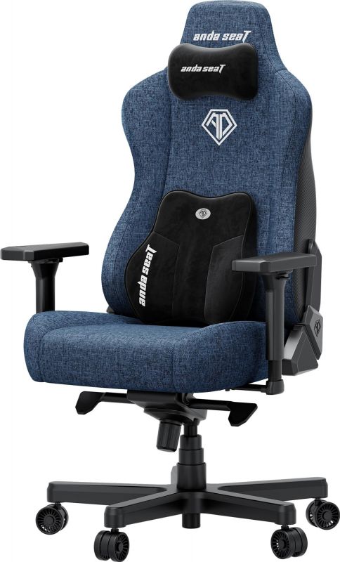 Крісло для геймерів Anda Seat Kaiser 3E XL Dark Blue Fabric (AD23YC-XL-09-S-CF-S01)