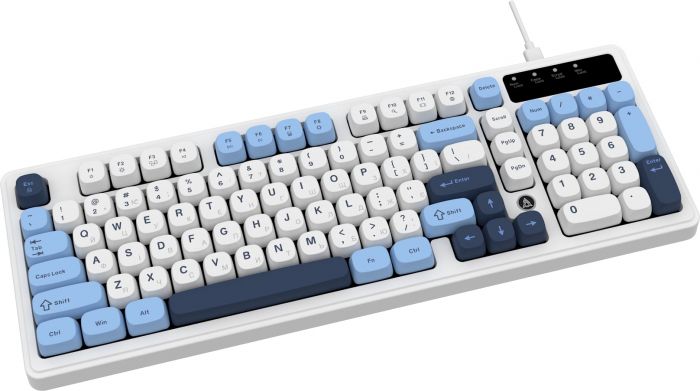 Клавіатура Ajazz AF98 Black USB-C Glacier Blue (AF98-GB)