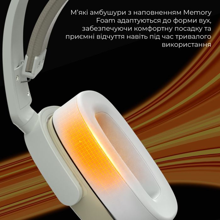 Bluetooth-гарнітура Ajazz AHM09 MAX 3-Mode Grey (AHM09-MAX-GW)