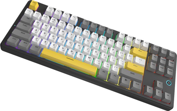 Клавіатура Ajazz AK870 V2 Flying Fish Switch Black USB-C (AK870-V2-FF-BGY)