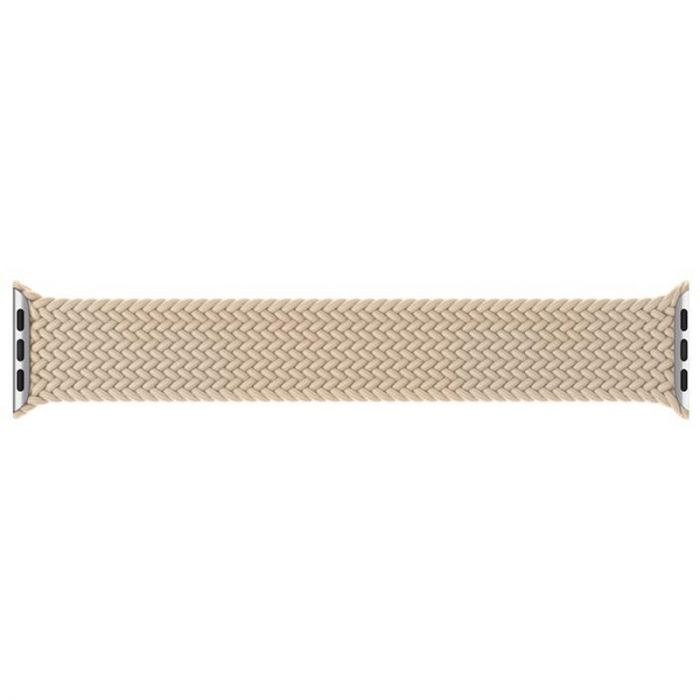 Ремінець Armorstandart Braided Solo Loop для Apple Watch 42mm/44mm/45mm/49mm Beige Size 8 (160 mm) (ARM64905)