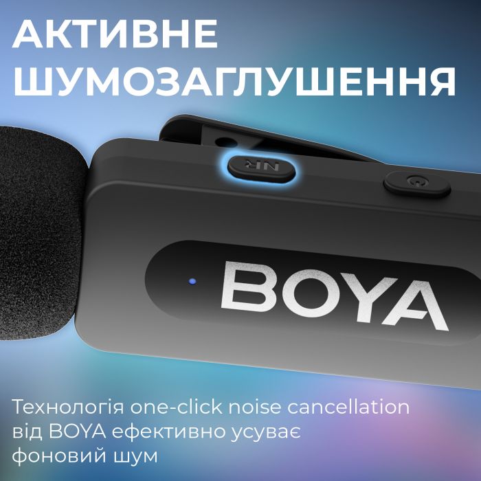 Мікрофон BOYA BY-V1 Lightning Black