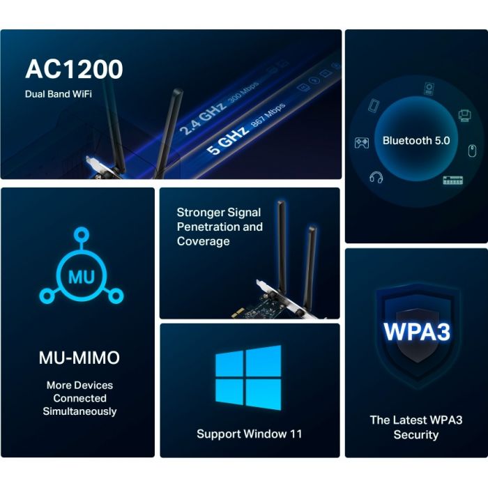 Бездротовий адаптер Mercusys MA30E