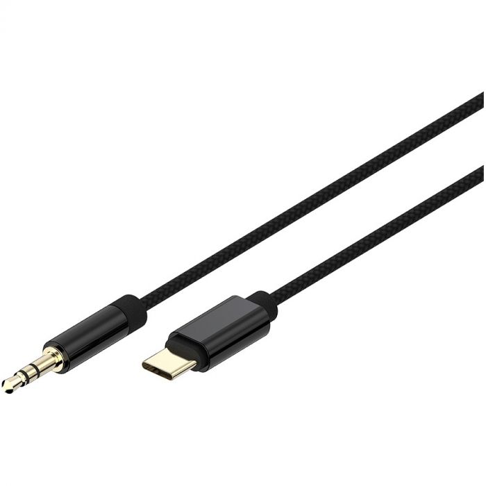 Адаптер Cablexpert USB Type-C - 3.5 мм (M/M), 1.5 м, Black (CCA-CM3.5M-1.5M)