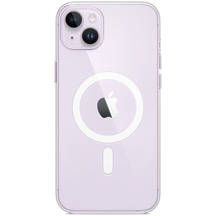 Чохол-накладка Apple Clear Case with MagSafe для Apple iPhone 14 Plus Transparent (MPU43)
