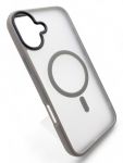 Чохол-накладка BeCover Metal Buttons Case MagSafe для Apple iPhone 16 Plus Gray (712095)