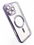 Чохол-накладка BeCover TPU Chrome Case MagSafe для Apple iPhone 16 Pro Max Purple (712089)