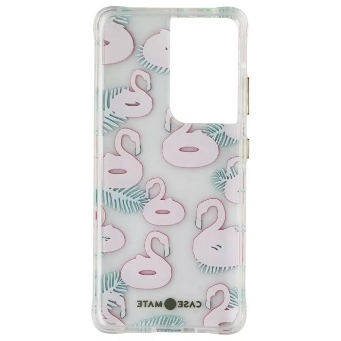 Чохол-накладка Case-Mate Tough Prints для Samsung Galaxy S21 Ultra SM-G998 Float On Flamingos (CM047278)