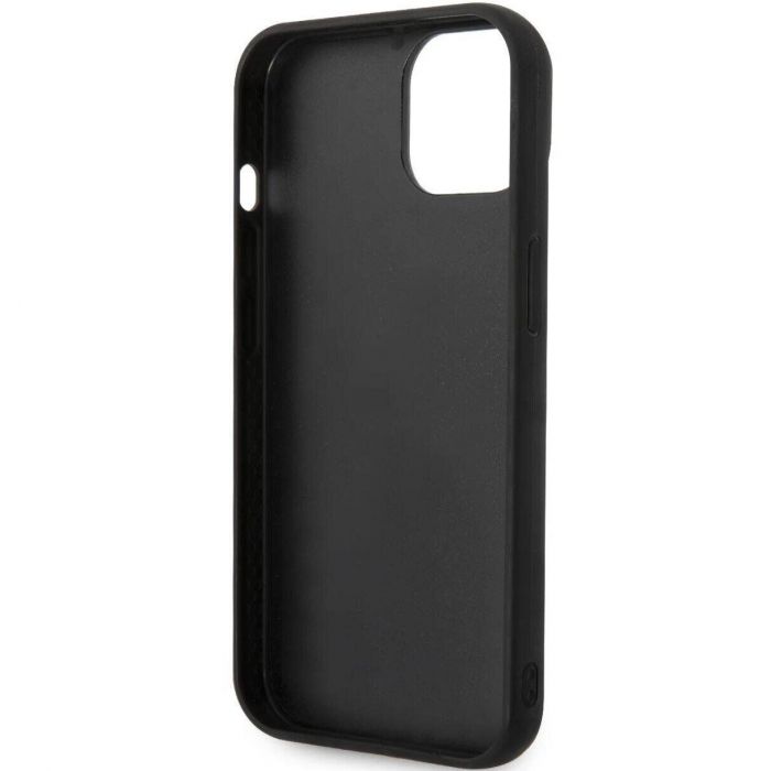 Чохол-накладка Karl Lagerfeld Quilted Puffy Metal Logo для Apple iPhone 15 Black (KLHCP15SPSQAK)