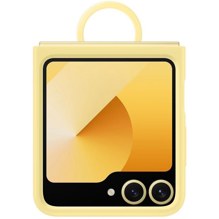 Чохол-накладка Samsung Silicone Cover with Ring для Samsung Galaxy Flip 6 Yellow (EF-PF741TYEGUA)