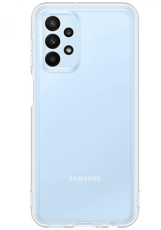 Чохол-накладка Samsung Soft Clear Cover для Samsung Galaxy A23 SM-A235 Transparent (EF-QA235TTEGRU)