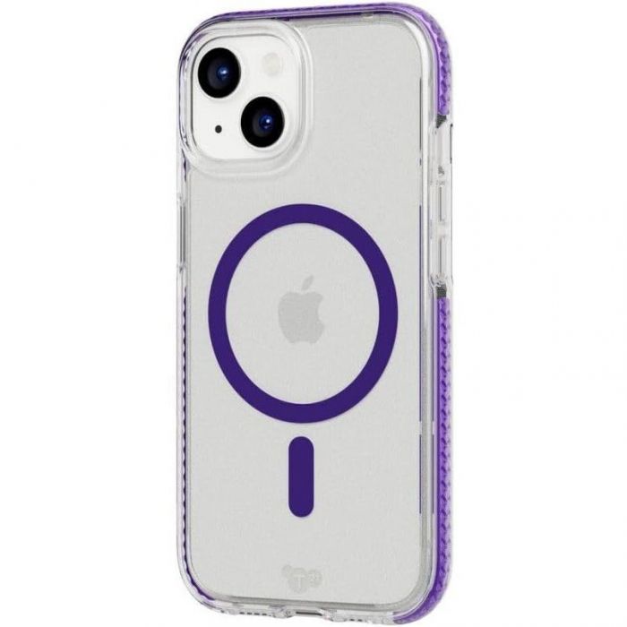 Чохол-накладка Tech21 Evo Crystal MagSafe для Apple iPhone 15 Amethyst (T21-10242)
