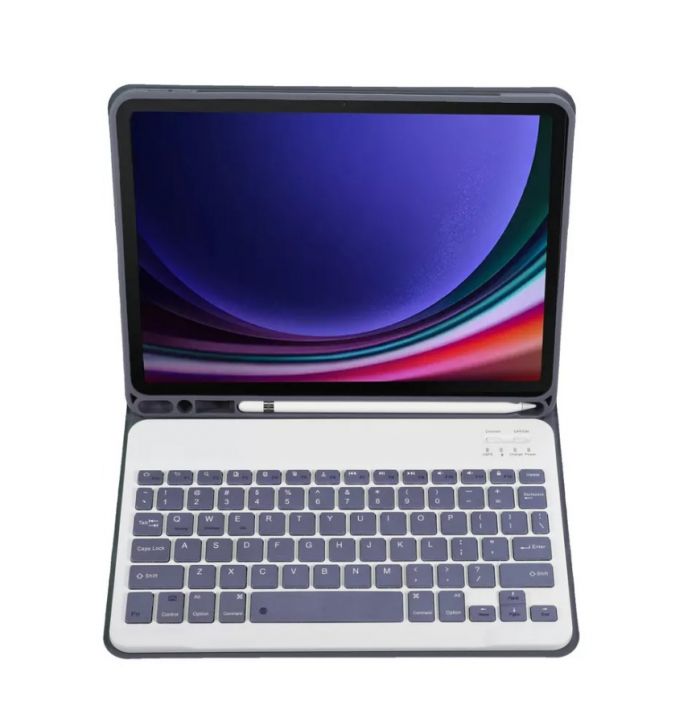 Чохол з бездротовою клавіатурою BeCover для Samsung Galaxy Tab A9 SM-X115 Purple (712360)