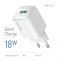 Мережевий зарядний пристрій ColorWay 1USB Quick Charge 3.0 (18W) V2 White (CW-CHS063Q-WT)