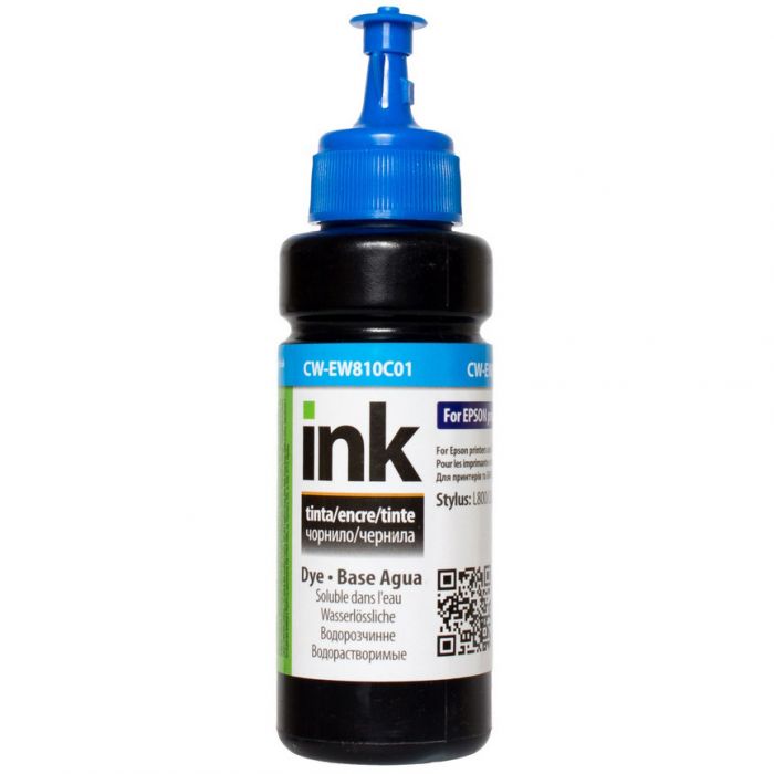 Чорнило ColorWay Epson L800/L810/L850 (Cyan) (ColorWay-EW810C01) 100мл