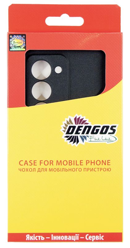 Чохол-накладка Dengos Carbon для Xiaomi Redmi 15 Black (DG-TPU-CRBN-238)