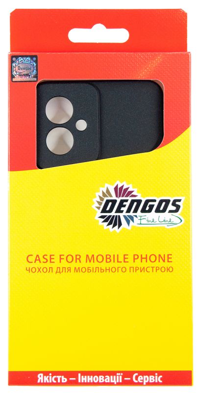 Чохол-накладка Dengos Carbon для Motorola Moto G55 Black (DG-TPU-CRBN-248)