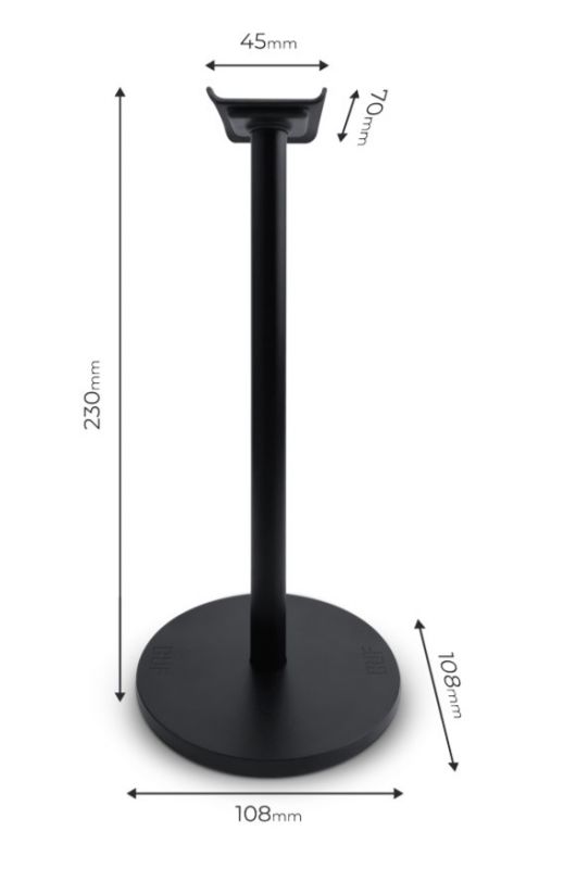 Тримач для навушників GLHF Watchtower K1 Black (FGLHH22BKWTOWER1K)