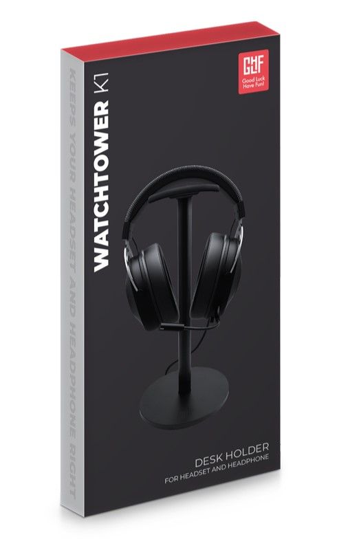 Тримач для навушників GLHF Watchtower K1 Black (FGLHH22BKWTOWER1K)