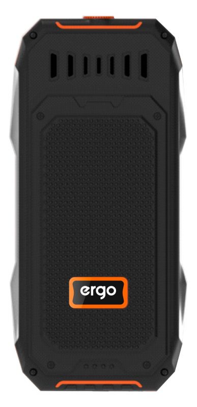Мобiльний телефон Ergo E283 Dual Sim Black Orange