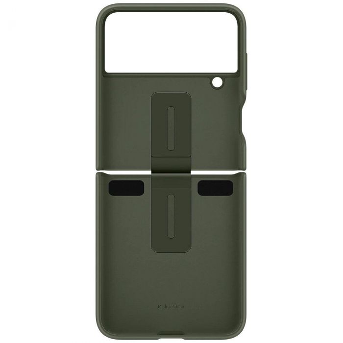 Чохол-накладка Samsung Silicone Cover with Ring для Samsung Galaxy Flip 4 SM-F721 Khaki (EF-PF721TGEGUA)