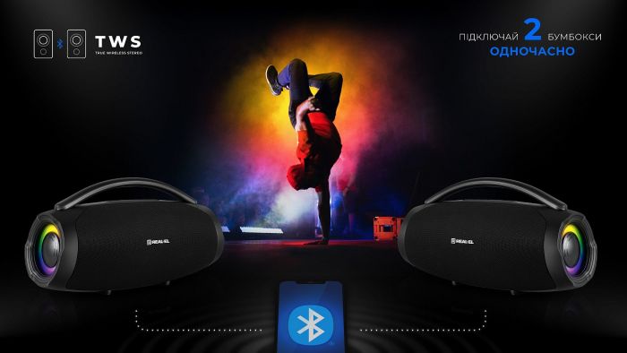 Акустична система REAL-EL X-755 Black