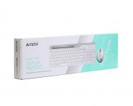 Комплект (клавіатура, миша) бездротовий A4Tech FB2535C Icy White