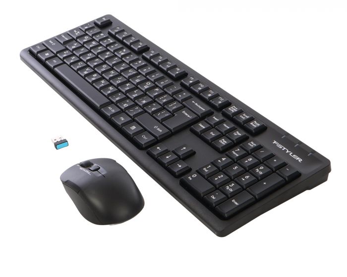 Комплект (клавіатура, миша) бездротовий A4Tech FG1200 Black