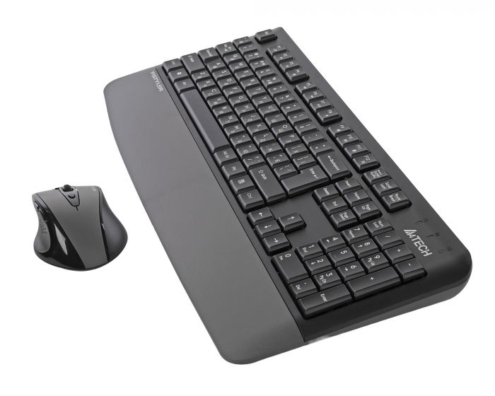 Комплект (клавіатура, миша) бездротовий A4Tech Fstyler FG2500S Plus Grey