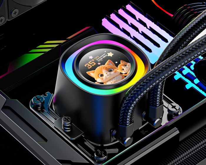 Система водяного охолодження ID-Cooling FX360 LCD PE