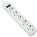 Фільтр живлення PowerPlant JY-1056/5B 5 розеток, 5м 100% медь, White (EX610587)