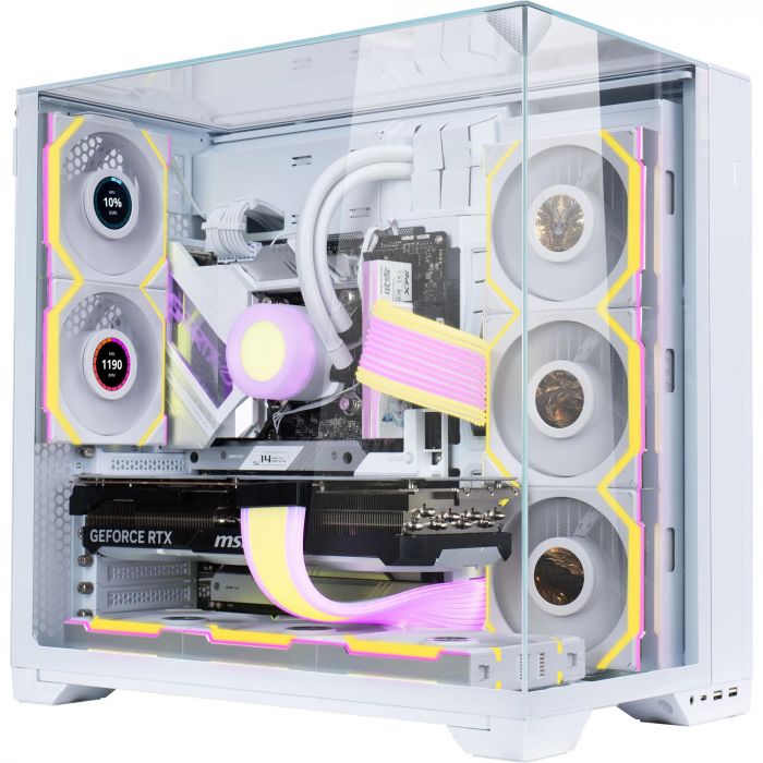 Вентилятор Lian Li Uni Fan SL Wireless LCD Reverse 120-1 White (G99.12RSLLCD1W1W.00)