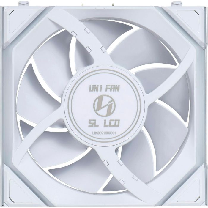 Вентилятор Lian Li Uni Fan SL Wireless LCD Reverse 120-1 White (G99.12RSLLCD1W1W.00)