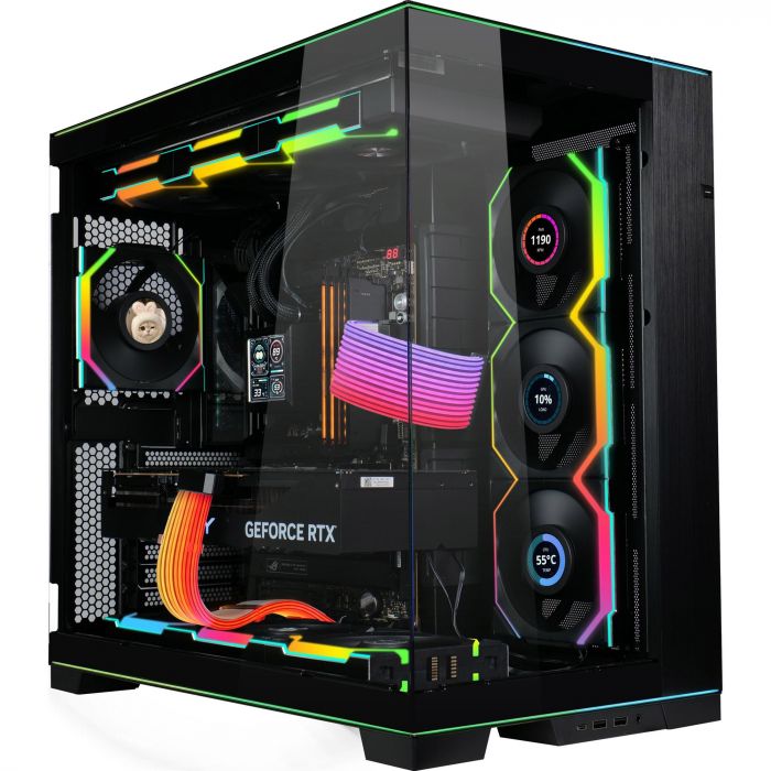 Вентилятор Lian Li Uni Fan SL Wireless LCD 120-3 Reverse Black (G99.12RSLLCD1W3B.00)