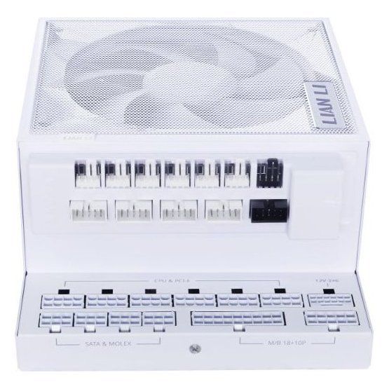 Блок живлення Lian Li EDGE850, 80 Plus Gold, White, EU Cord (G9P.EG0850G.W000.EU)