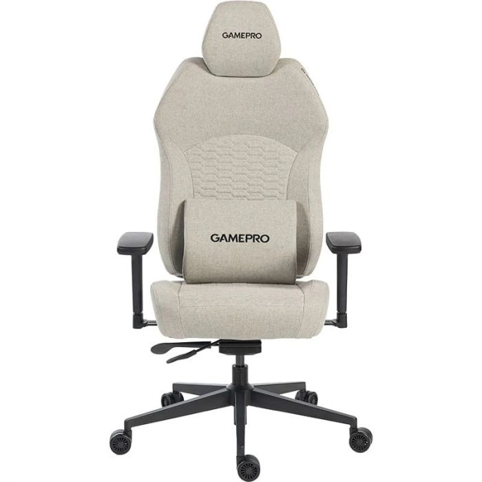 Крісло для геймерів GamePro GC760LG Fabric Light Gray
