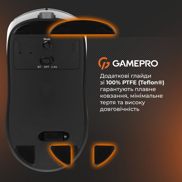 Миша бездротова GamePro Genesis Winner White (GM079W)