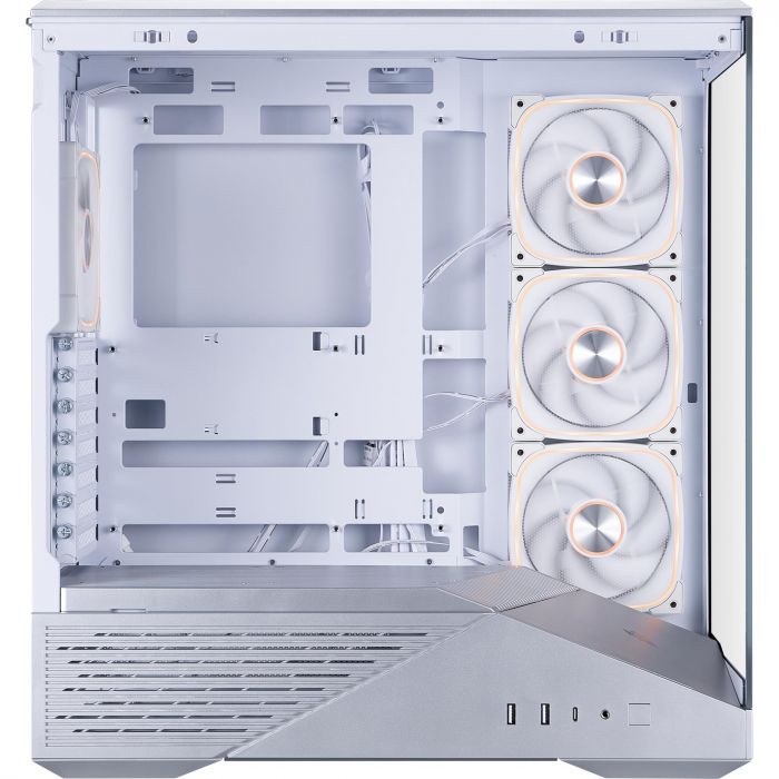 Корпус 1stPlayer GM7-SV-3FN7R-W-1FN7-W Silver