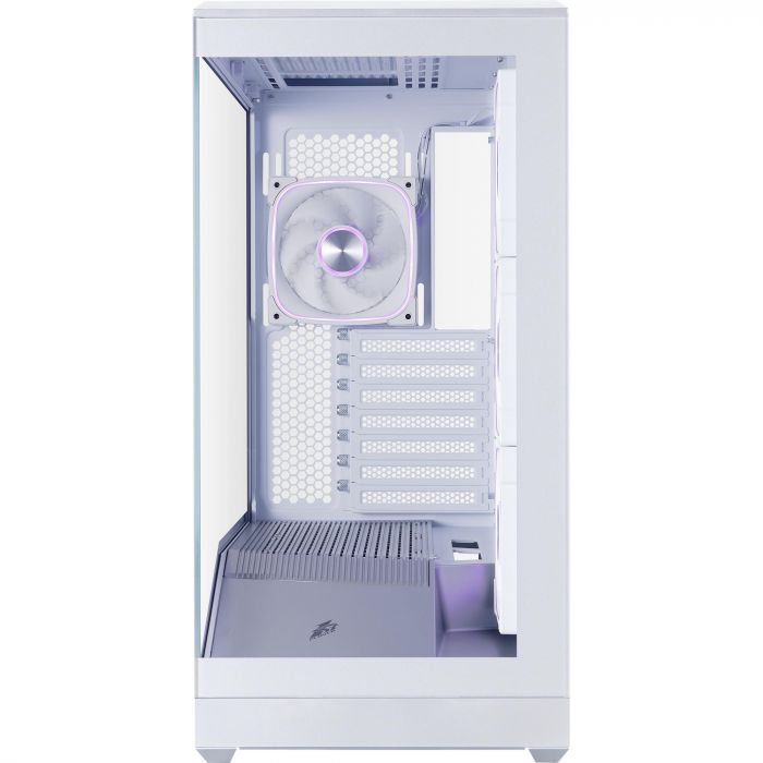 Корпус 1stPlayer GM7-SV-3FN7R-W-1FN7-W Silver